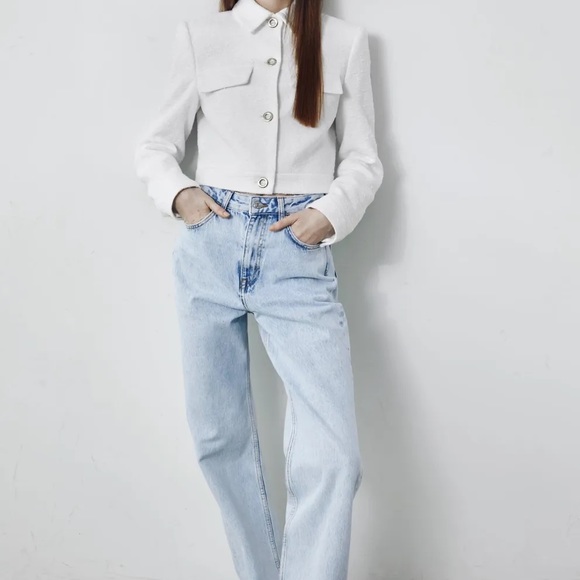 Zara cropped Blazer NWT - Picture 5 of 5